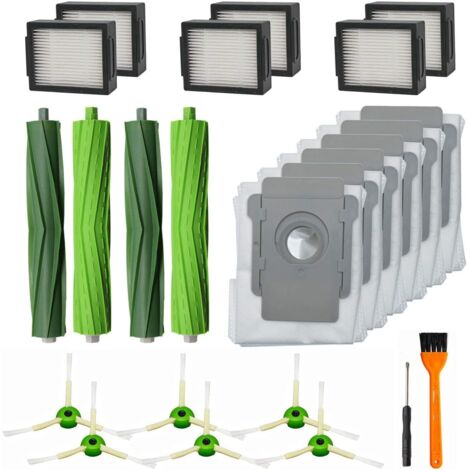 Confezione da 20 pezzi di ricambio per aspirapolvere iRobot Roomba i7 i7+ i3 i3+ i4 i4+ i6 i6+ i8 i8+ j7 j7+/Plus E5 E6 E7