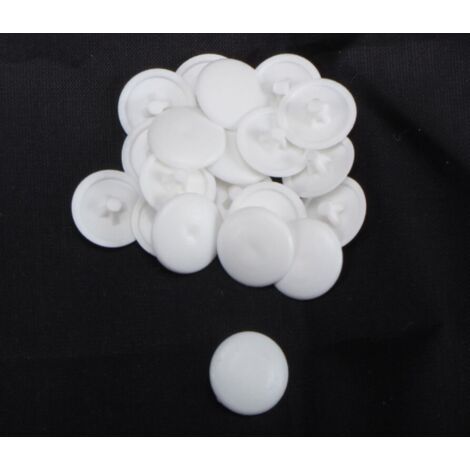 CONFEZIONE DA 20 PEZZI - TAPPI COPRIVITEPER PH E PZ - PLASTICA COLORE BIANCO