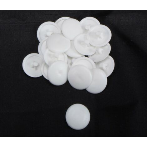 CONFEZIONE DA 20 PEZZI - TAPPI COPRIVITEPER PH E PZ - PLASTICA COLORE BIANCO