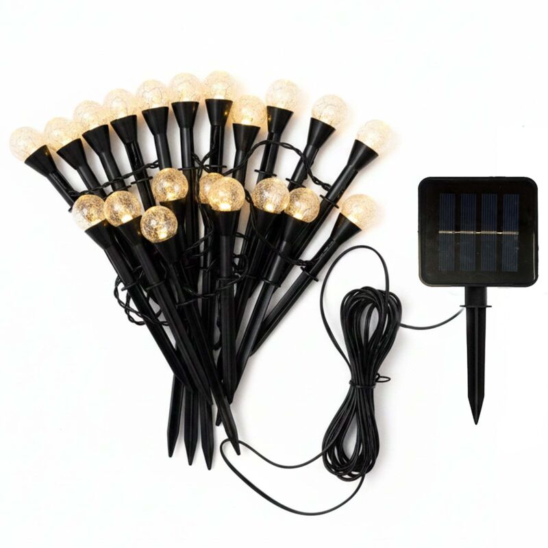 Confezione da 20 picchetti a energia solare 6M FESTY PICK