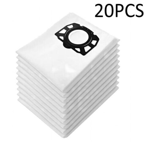 Confezione da 20 sacchetti lavabili per aspirapolvere Karcher WD4 WD5 WD6 MV4 MV5 MV6