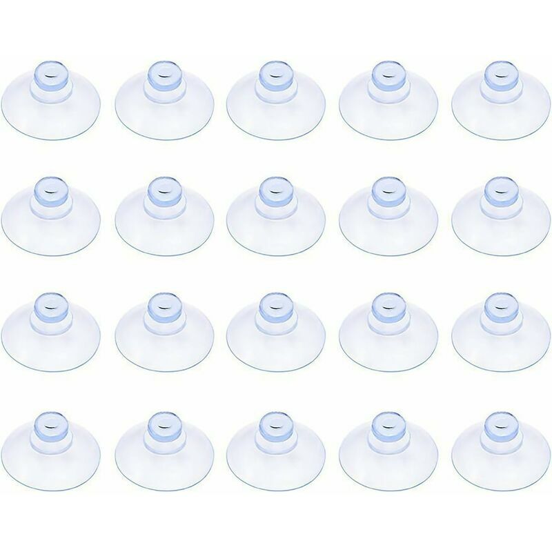 Confezione da 20 ventose piccole in plastica