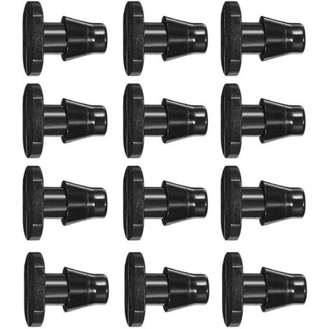 Confezione da 200 tappi per tubo da giardino da 4/7 mm - Tappo di fine linea per sistema di irrigazione a goccia