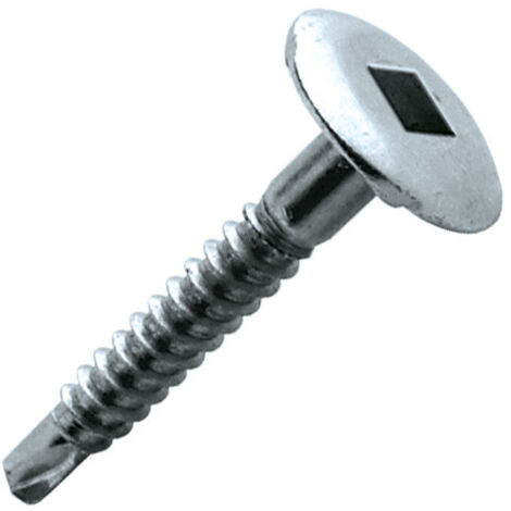 Confezione da 250 viti autoperforanti SCELL-IT a testa tonda zincata - SQ2 - 4,8 x 25 mm - TRLQ48025
