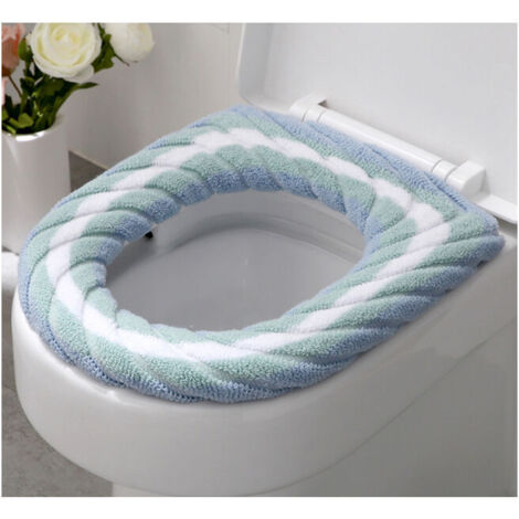 Confezione da 3 copriwater morbidi e caldi, cuscino da bagno lavabile