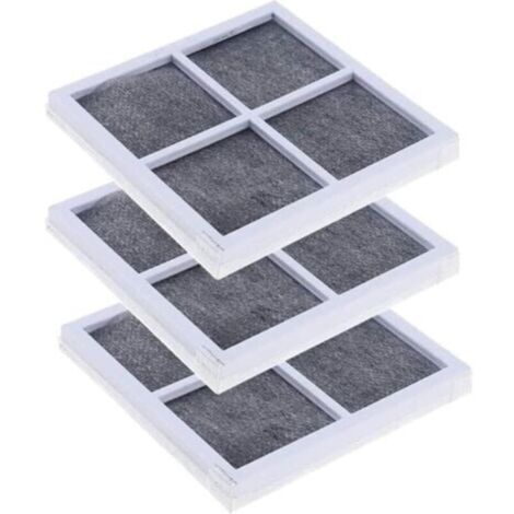 Confezione da 3 filtri aria di ricambio per aria fresca, compatibili con frigoriferi/purificatori d'aria LG LT120F, LFX31925SW, LFX31925SB e Kenmore 469918.