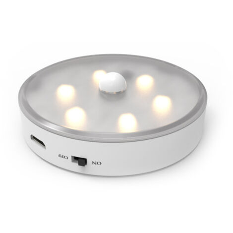 Confezione da 3 luci LED con sensore con telecomando, adatte per scale, camera da letto, corridoio, armadio, illuminazione della cucina (luce calda)