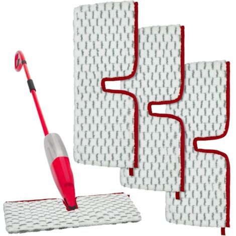 Confezione da 3 panni di ricambio in microfibra per mocio spray, compatibili con Vileda 1-2 Spraymax, mocio in microfibra lavabile per la cucina