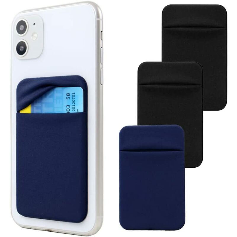 Confezione da 3 porta carte per cellulare tasca