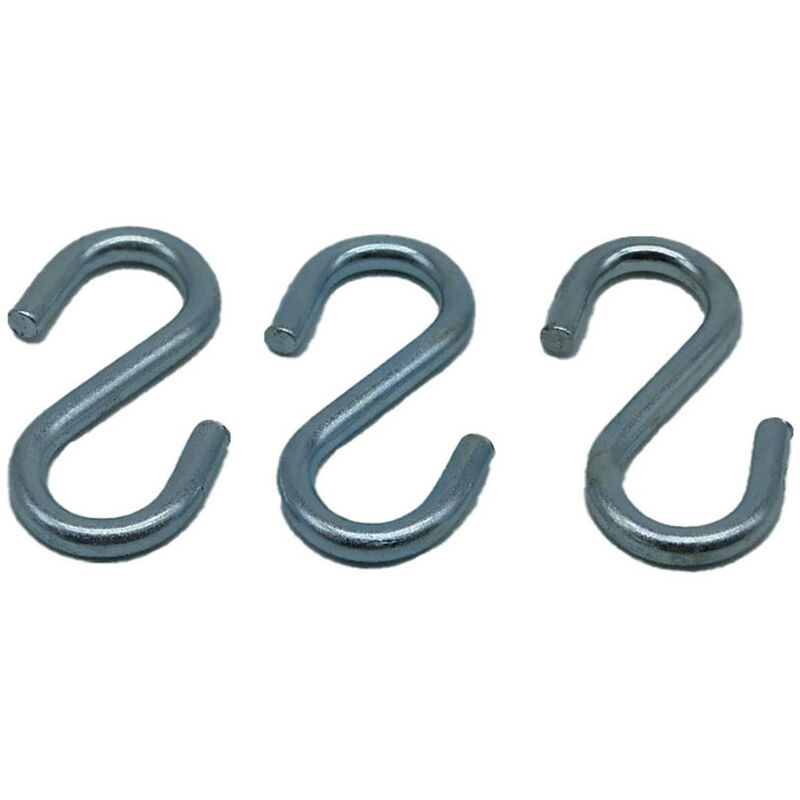 EDM - Confezione 3 pz gancio forma s 50 acciaio