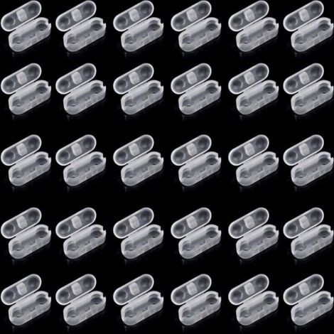 Confezione da 30 connettori a catena in plastica per tende verticali - Catena di ricambio per tende veneziane - Accessori a catena di ricambio per tende veneziane