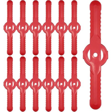 Confezione da 30 lame di ricambio in plastica per tagliaerba, 135 mm, accessori per tosaerba, giardino e frutteto