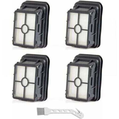 Confezione da 4 filtri di ricambio lavabili per aspirapolvere multi-superficie 3 in 1 Bissell Crosswave 1866 e 1866F.