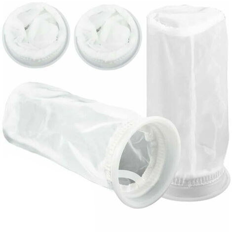 Confezione da 4 filtri in nylon per serbatoi IBC da 1000 litri per acqua piovana, filtro in nylon con raccordo per coperchio del serbatoio IBC per serbatoi di acqua piovana IBC