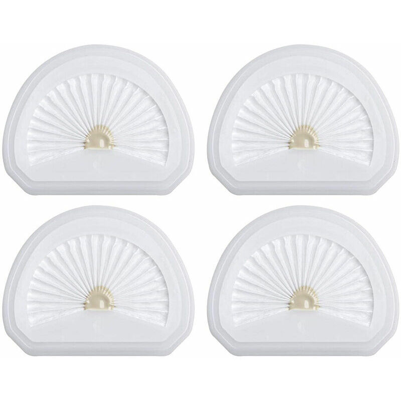 Soleil - Confezione da 4 filtri per aspirapolvere