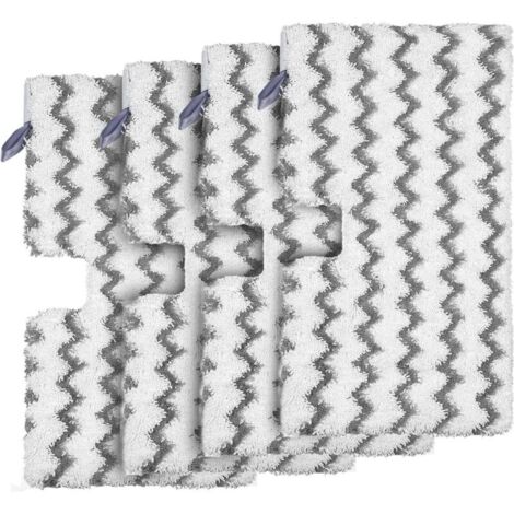 Confezione da 4 panni di ricambio per la pulizia delle scope a vapore Shark serie S3500, S3501, S3601, S3550, S3901, SE450, S3801CO, S3601D, S2901 e S2902.