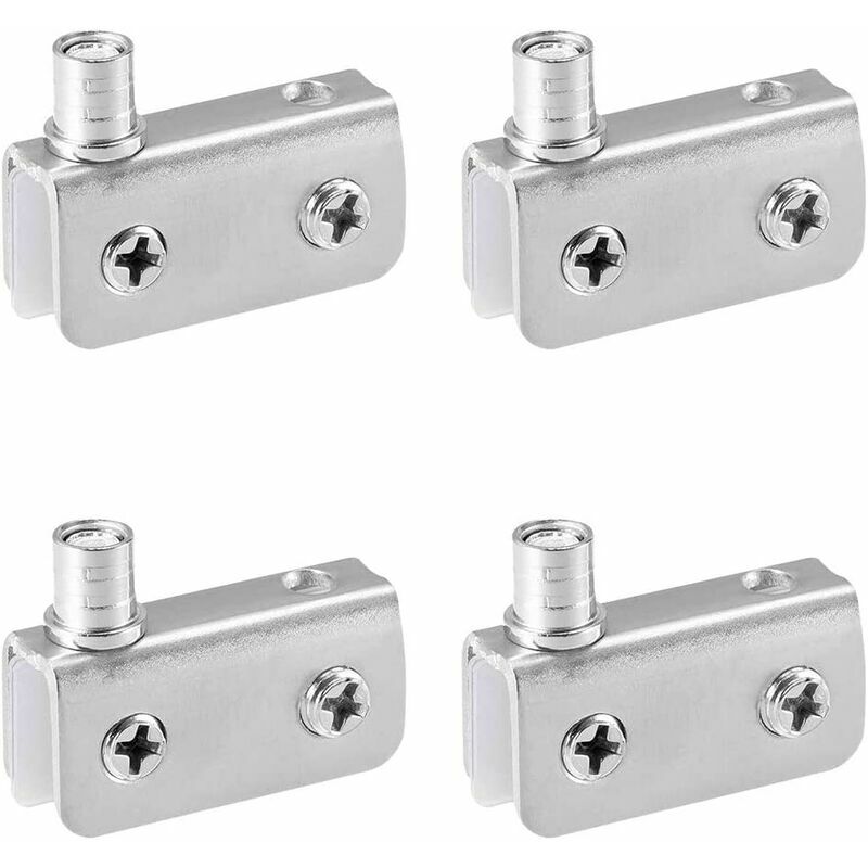 Confezione da 4 perni per porta in vetro, cerniera...