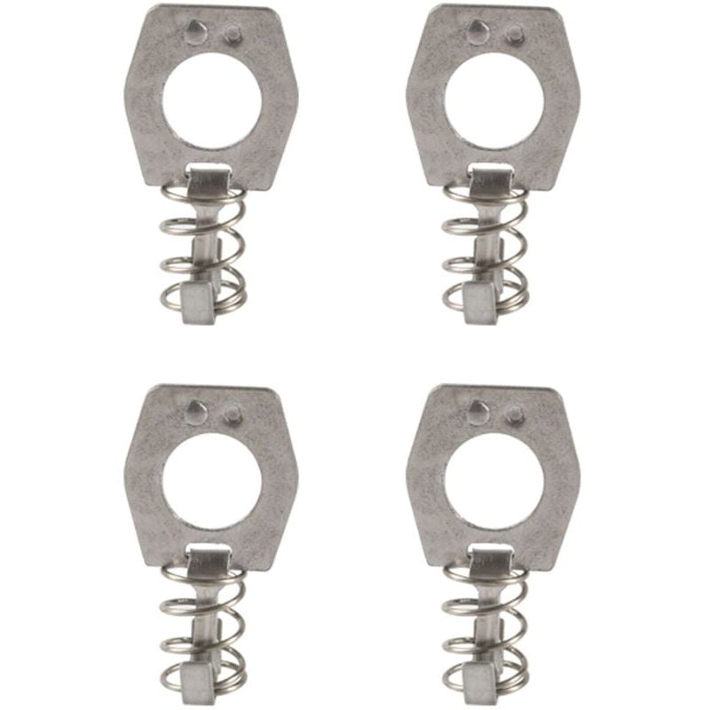 Image of XVX - Confezione da 4 serrature per porta scaldabagno a molla, chiavistello per scaldabagno per camper, parte superiore dello scaldabagno, copertura