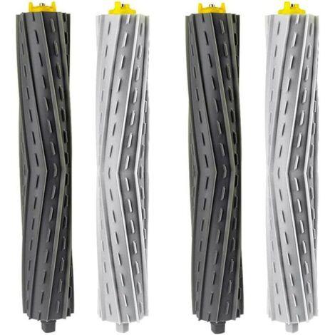 Confezione da 4 spazzole rotanti di ricambio per aspirapolvere Roomba serie 800, 900, 850, 860, 861, 866, 870, 880, 890, 900, 960, 980, 981 e 985.