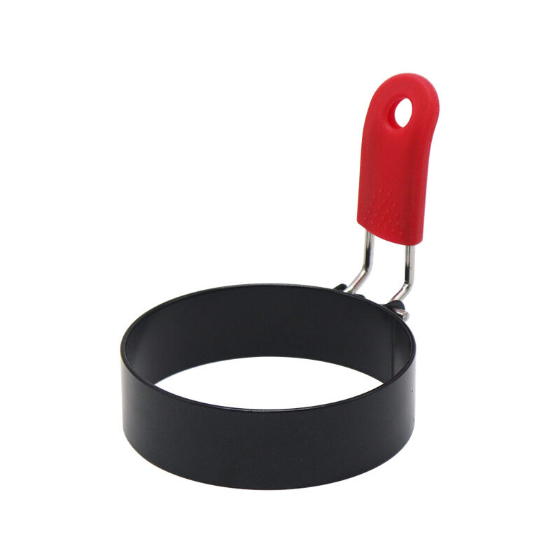 Confezione da 4 stampi per uova fritte in acciaio