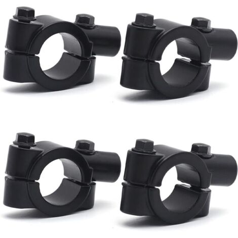 Confezione da 4 supporti universali per specchietto retrovisore per moto da 10 mm, adattatore per clip per specchietto retrovisore per bici