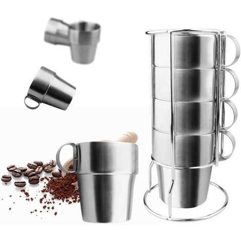 Ajcoflt Capsule di caffè Ricaricabili Caffettiera in Acciaio Inox Filtri a Capsule capacità 0,35 Once per Dolce Gusto EDG466 EDG606 EDG305 Mini Me EDG626 Macchina da caffè 