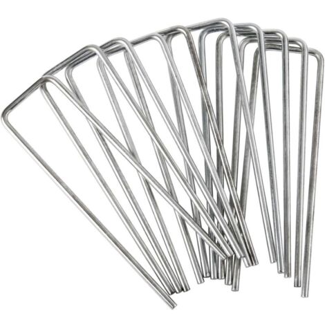 Confezione da 40 graffette metalliche zincate WERKA PRO 15x4cm