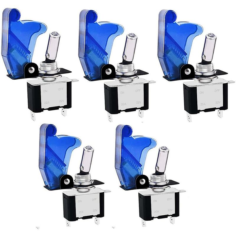 Confezione da 5 12v 20a Toggle Witch con