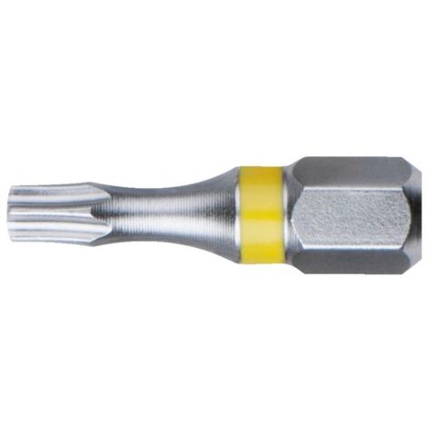 Confezione da 5 inserti codificati a colori TORSIONpower®, lunghezza 25 mm - 1/4'' - TORX® T7