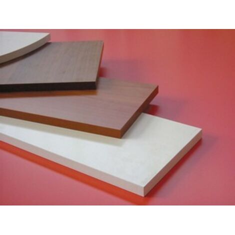 Confezione da 5 pz mensola bianca in legno mensole rettangolari ripiano 120x40x1,8 cm mensole
