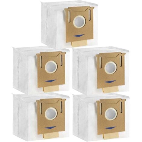 Confezione da 5 sacchetti di ricambio per aspirapolvere Ecovacs Deebot T8T9AIVI+/POWER/Pro
