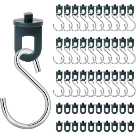 Confezione da 50 clip per serra + 50 ganci per appendere le piante - Occhielli - Clip per serra