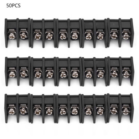 Confezione da 50 morsetti a vite a 2 pin per PCB - Resistenti alle alte temperature, durevoli, per circuiti stampati