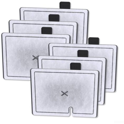 Confezione da 6 cartucce filtranti a rete bifacciali con carbone zeolitico per filtrazione Aqueon QuietFlow (S)