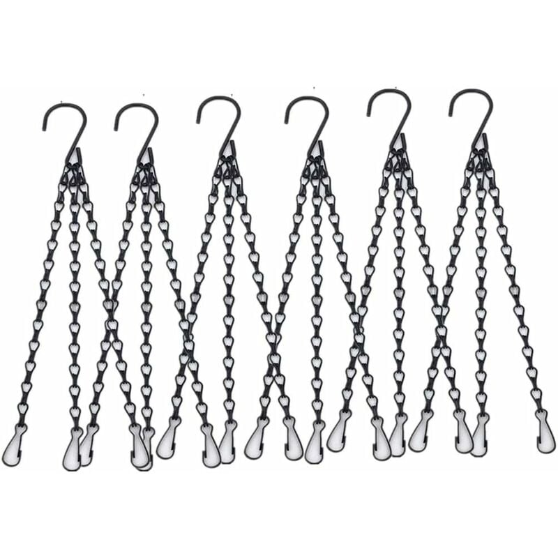 Confezione da 6 catene per cestini di fiori da 23'...