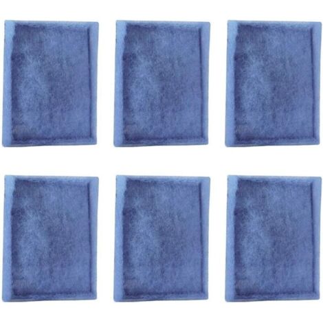 Confezione da 6 filtri di ricambio, compatibili con i filtri per acquario Aqua-Tech EZ-Change 3 e con i filtri elettrici Aqua-Tech 20-40 e 30-60.
