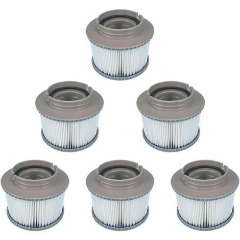 Confezione da 6 filtri di ricambio per spa per MSPA FD2089, pompa a cartuccia filtrante per MSPA tutte le spa attuali