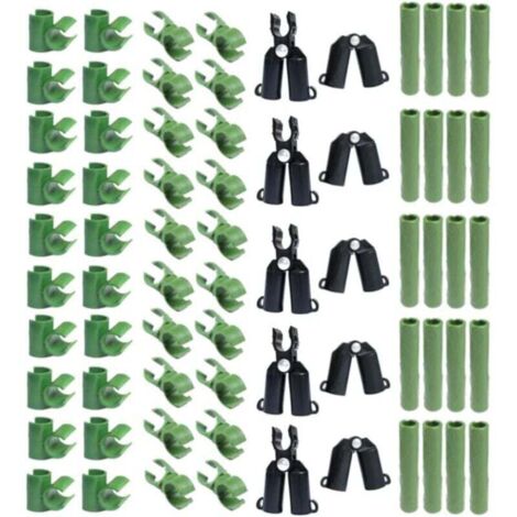 Confezione da 70 connettori regolabili in plastica per tralicci per piante - 11 mm