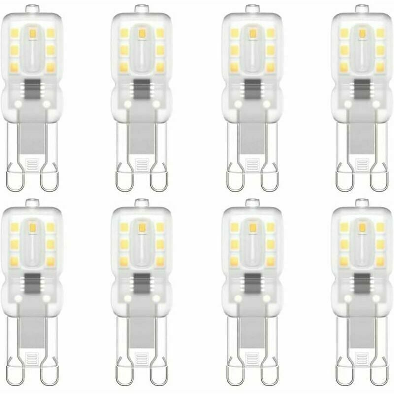 Confezione da 8 lampadine led G9, G9 led 220V