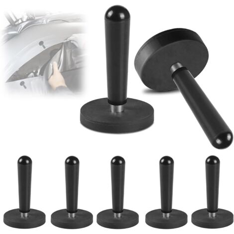 Confezione da 8 magneti per montaggio auto: supporto magnetico per pellicola, magnete di montaggio, strumento per pellicola, pellicola per auto, fai da te, pellicola per auto, nero