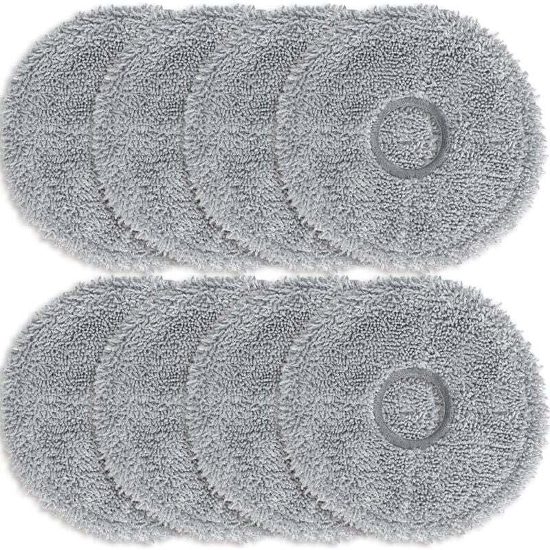 Image of Confezione da 8 panni in microfibra grigio scuro per aspirapolvere robot Dreame L10s Ultra / L10 Ultra / L20 Ultra / L10s Pro Ultra Heat / X40 Ultra
