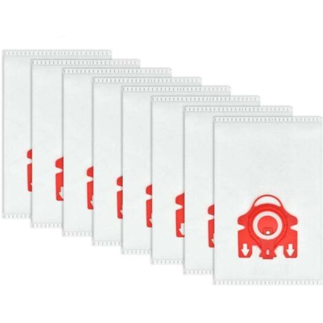 Confezione da 8 sacchetti filtro FJM di ricambio per aspirapolvere Miele - 2 pezzi di ricambio