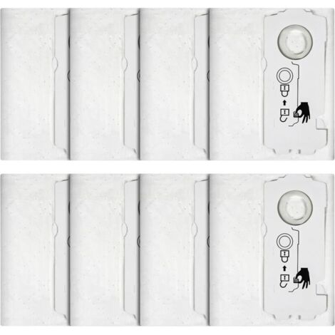 Confezione da 8 sacchetti filtro SELFCLEAN SC-FIS-CT MINI/MIDI-2/5 per aspirapolvere Festool CT MINI/MIDI 2019+, grande capacità, pezzi di ricambio unici
