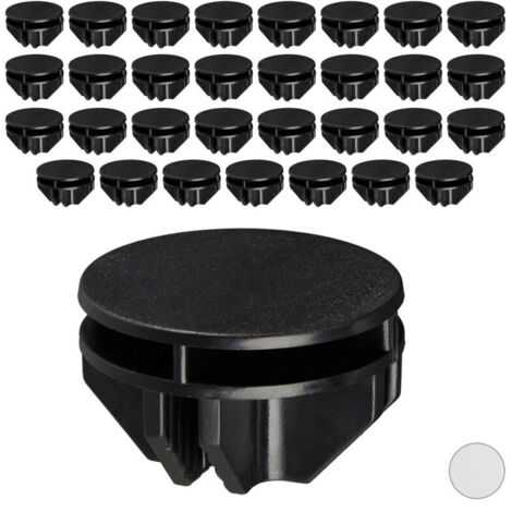 Confezione da 80 connettori modulari per ripiani, elementi di giunzione per mobili, plastica, 2,4 x 3,7 cm, nero