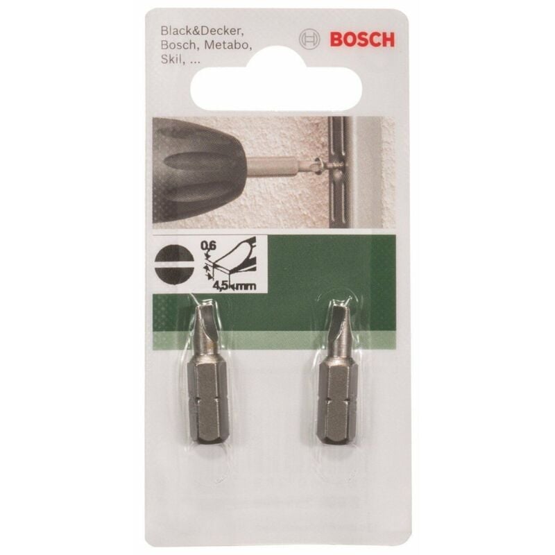 Set 2 punte per cacciaviti 25mm Bosch 2609255908