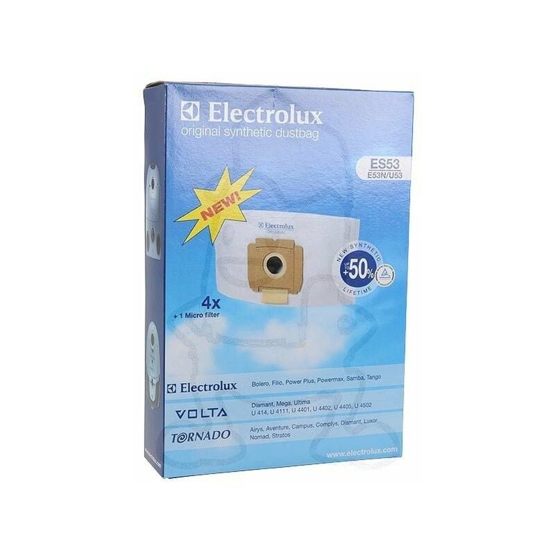 Confezione di 4 sacchetti aspirapolvere + 1 microfibra - Aspirapolvere Electrolux 3157585054127504977