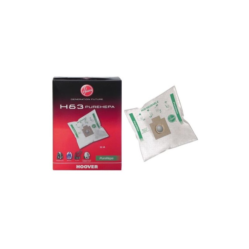 confezione di 4 sacchetti pure HEPA - Aspirapolvere - HOOVER - 366203662894879109