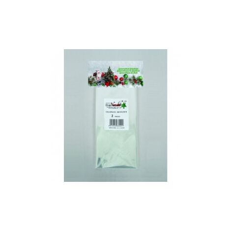 Confezione due fogli cellophane Trasparente per cesti e decori natalizi 100x130 cm