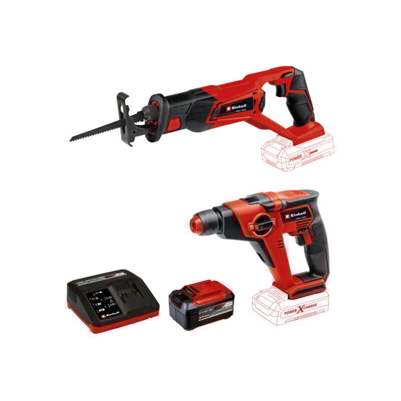 Confezione Einhell 18V Power X-Change - Sega a