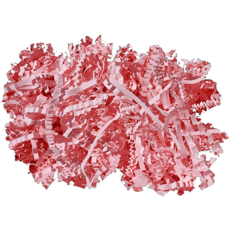 Confezione regalo con ripieno di carta decorativa rosa cipria 100 g di patatine ecologiche